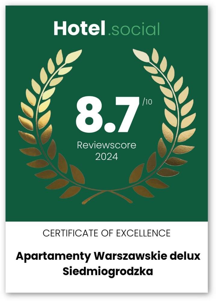Apartamenty Warszawskie Delux Siedmiogrodzka Warsaw Exterior photo